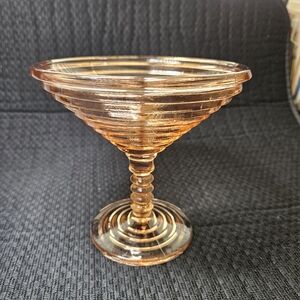 Depression glass comport (compote)